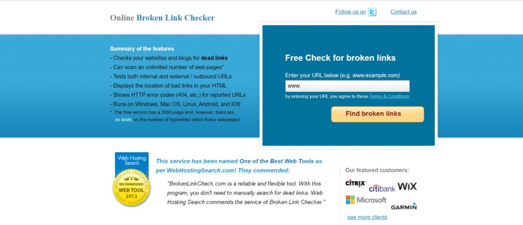 Broken Link Checker